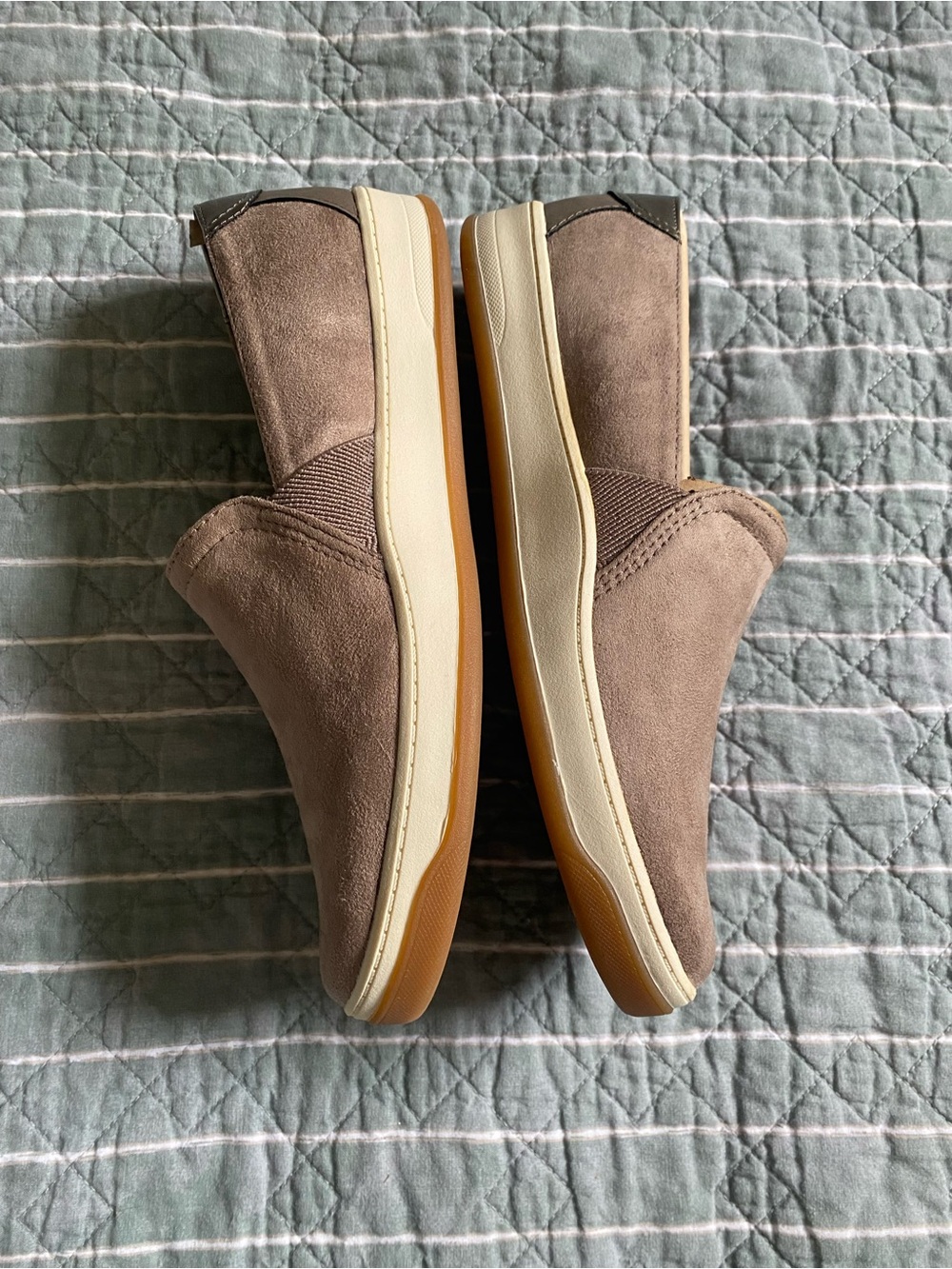 Lifestride BZees comfort slip-ons shoes Danni latte brown 8 wide NIB new - Picture 2 of 6